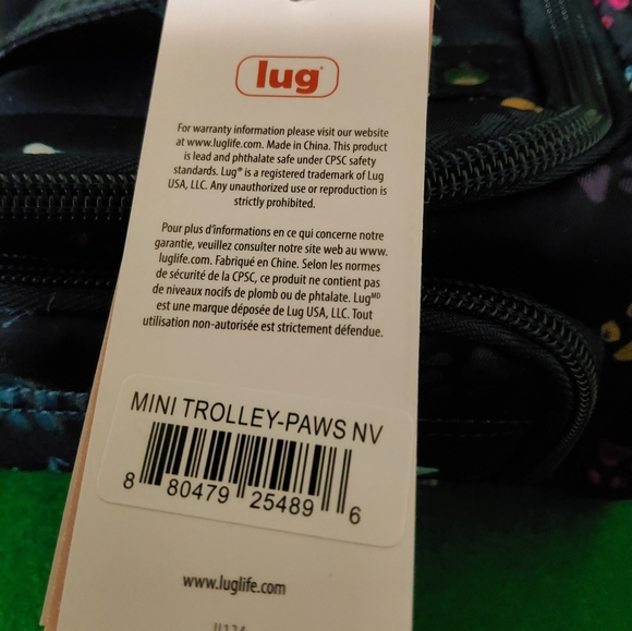 Lug Mini Trolley, Paws Navy - Picture 8 of 10